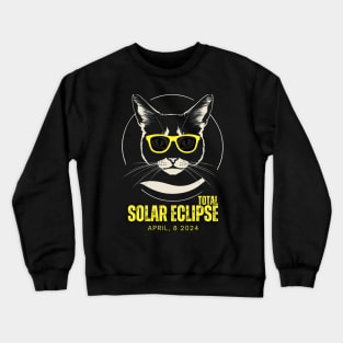 TOTALITY ECLIPSE 2024 CAT Crewneck Sweatshirt